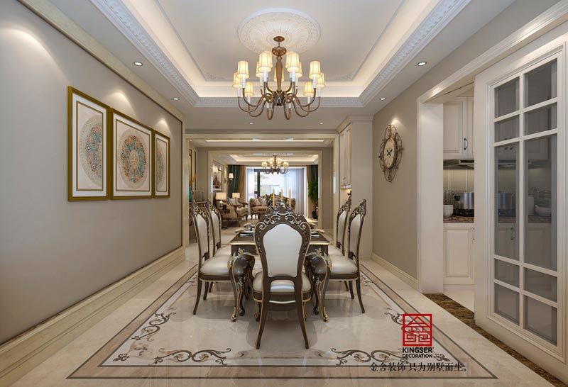 東南智匯城190m2歐式風格裝修效果圖