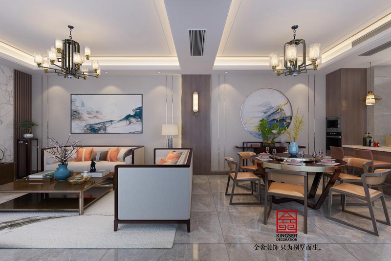 龍湖天宸原著新中式裝修設計