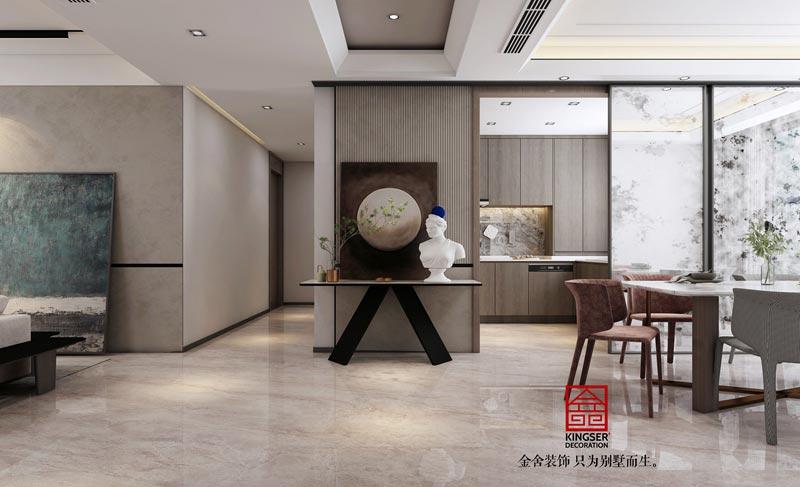 融創中心裝修-214㎡-現代簡約-效果圖