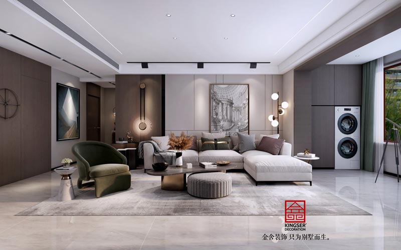 榮盛華府185㎡-輕奢風(fēng)格-裝修效果圖