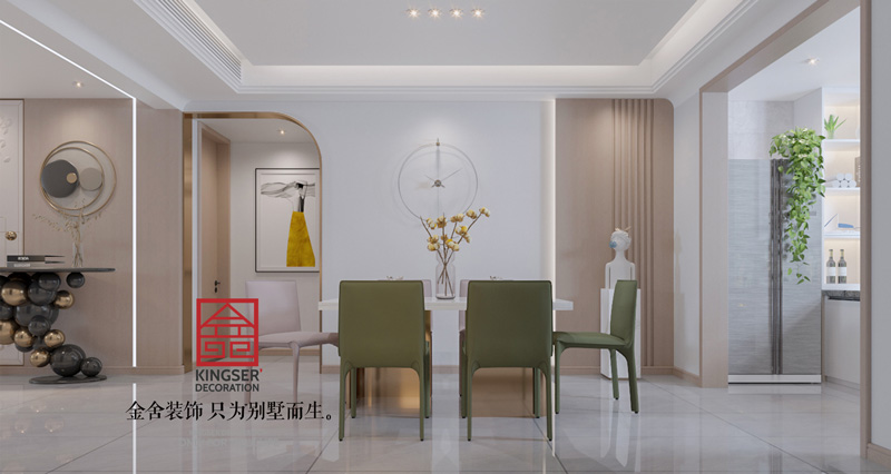 榮盛華府178平米極簡風格裝修