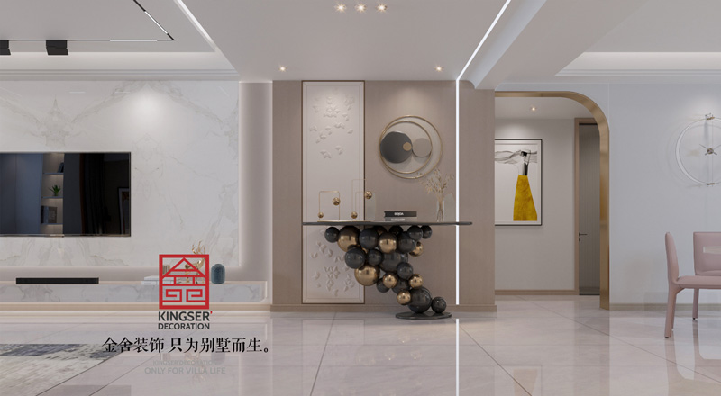 榮盛華府178平米極簡風格裝修