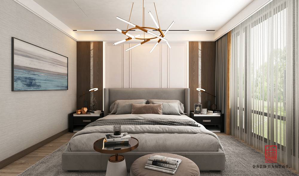 中央云著246平米裝修-現代簡約-臥室
