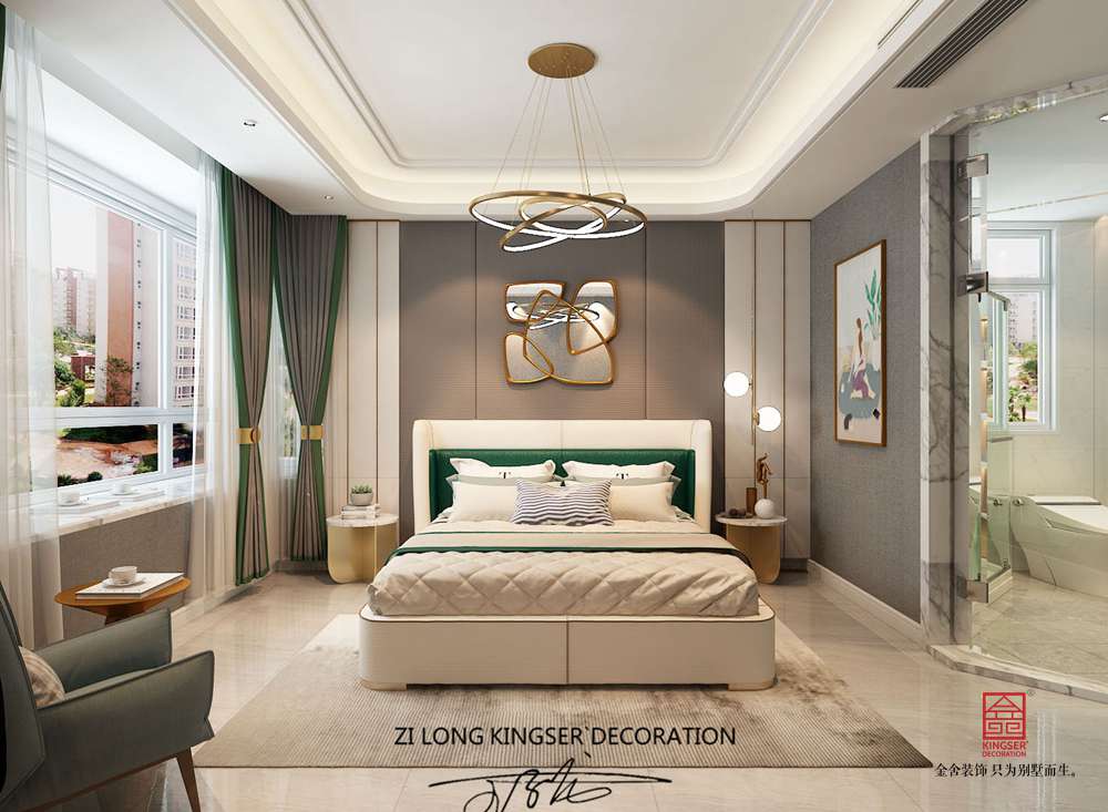 府上160平米現(xiàn)代風(fēng)格裝修-臥室