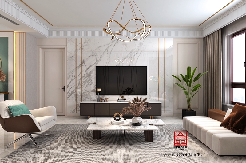 國(guó)赫天著150平米裝修現(xiàn)代風(fēng)格效果圖