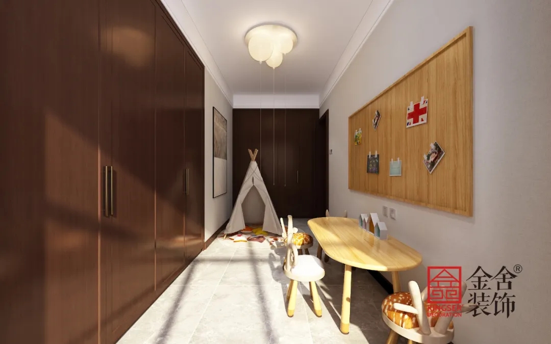 融創中心217平米新中式風格裝修-兒童房