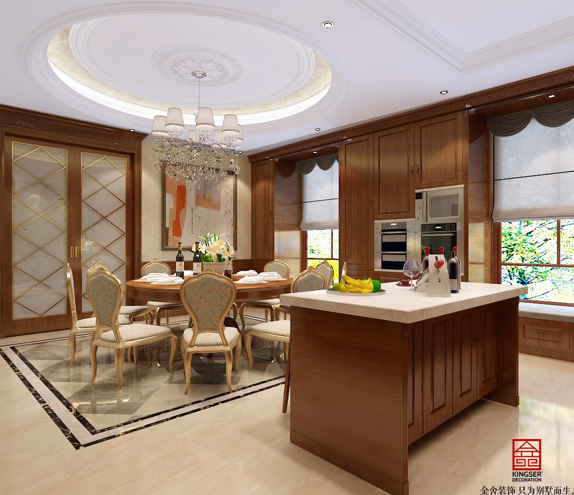 江南新城416平歐式風格案例欣賞