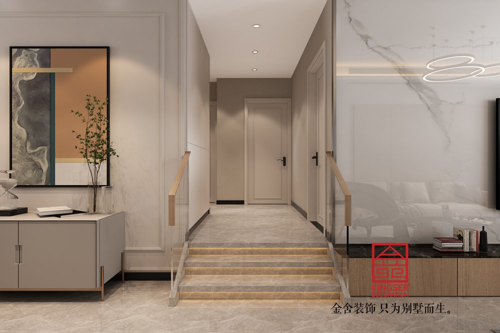 東方觀邸145平米現代簡約裝修-玄關