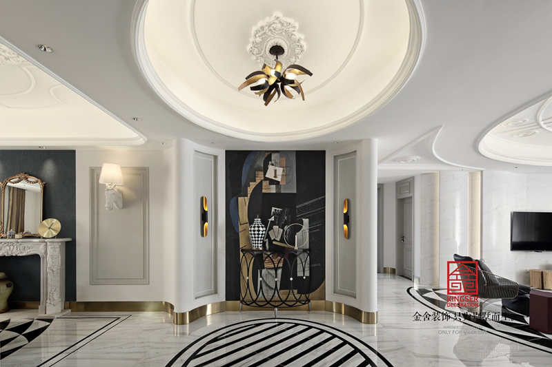 天山九峯210㎡當代風格裝修實景圖