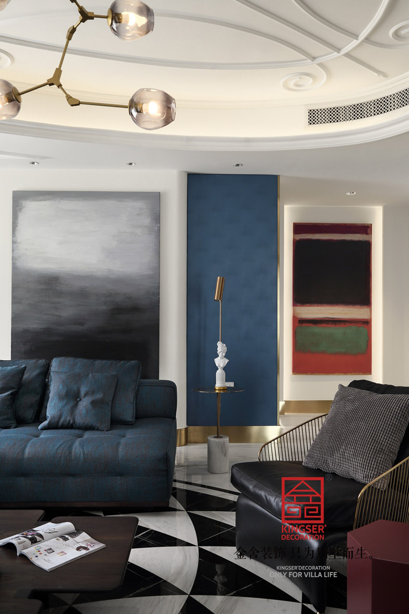 天山九峯210㎡當代風格裝修實景圖