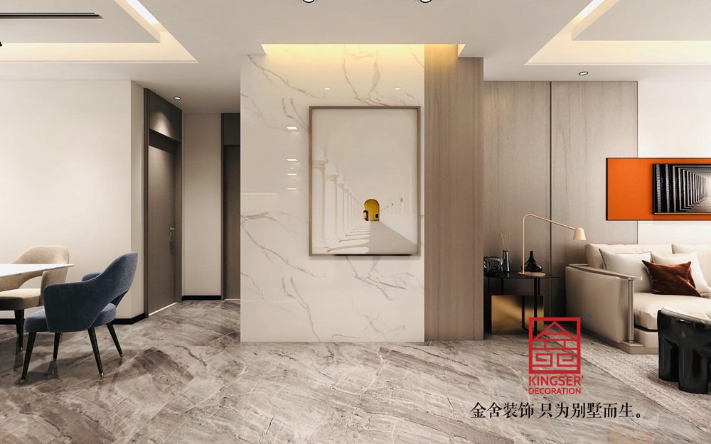 融創中心180平米現代輕奢風格-餐廳