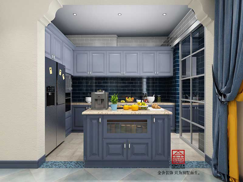 碧桂園280平米美式風格裝修設計