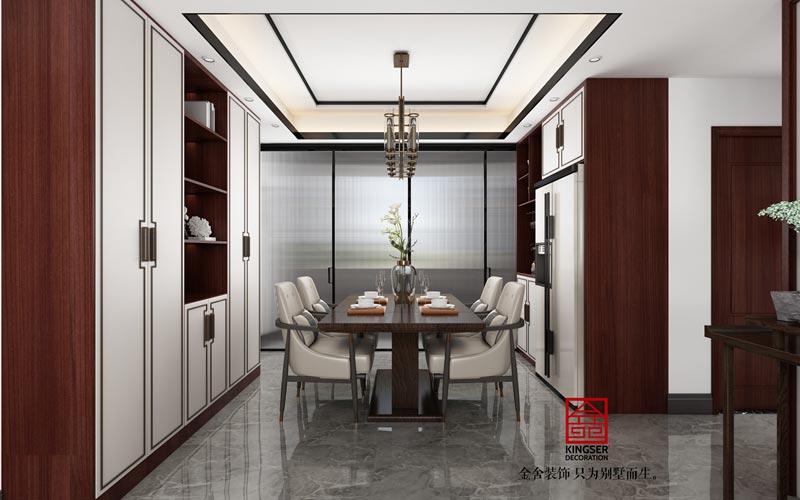 東城國際140平新中式風格裝修效果圖