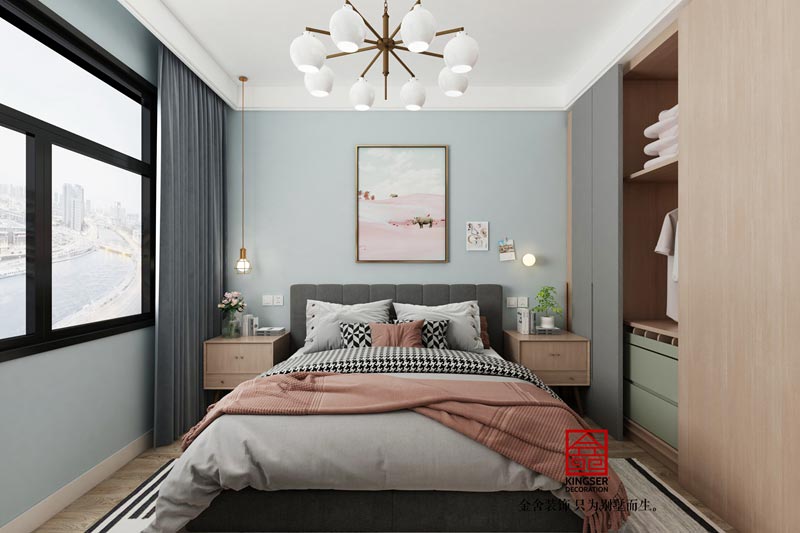 東城國際140平新中式風格裝修效果圖