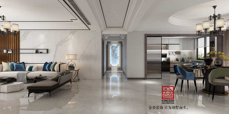 上東壹號214平米輕奢風格裝修效果圖