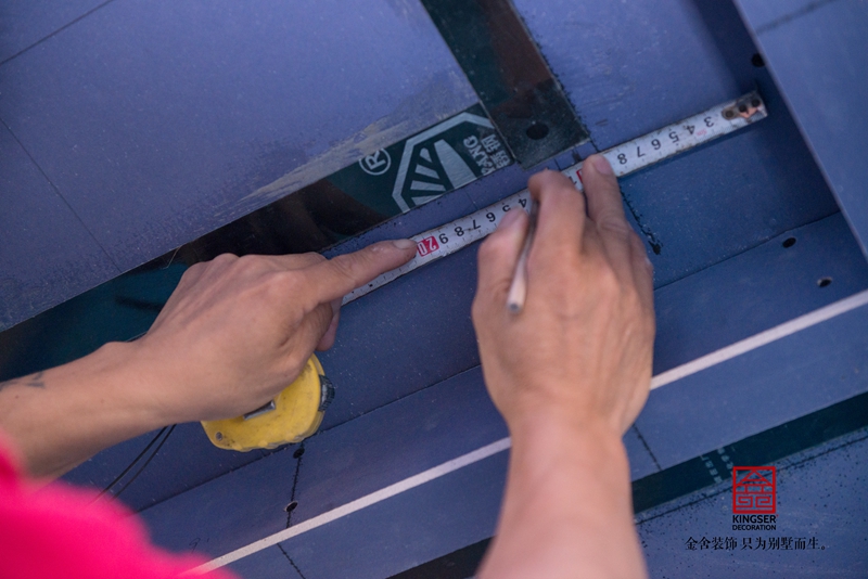  天山國賓一號158平瓦工施工現場