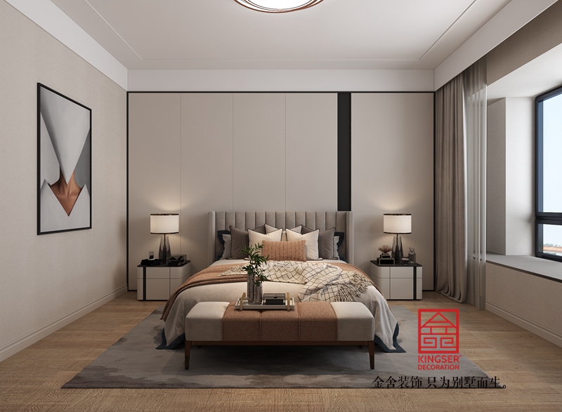 榮盛御府184平米現代簡約風格裝修-臥室