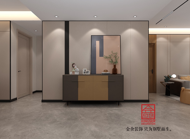 榮盛御府184平米現代簡約風格裝修-玄關