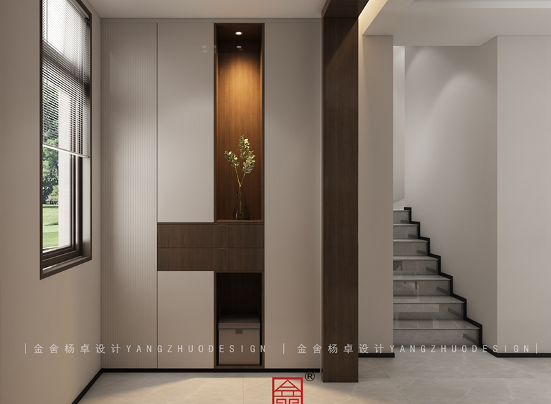 西山林語322平米現代簡約風格裝修-玄關