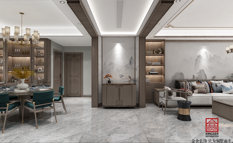 融創中心180平新中式風格案例