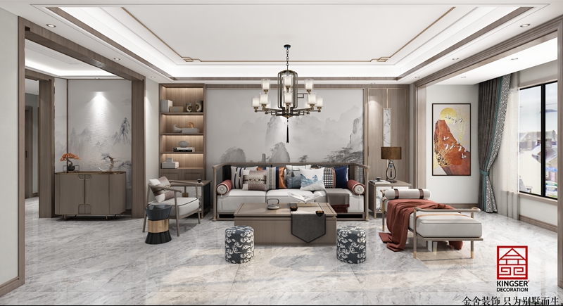 融創中心180平新中式風格案例