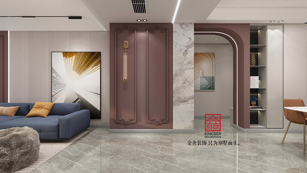 德賢華府157平米-現代法式裝修-玄關