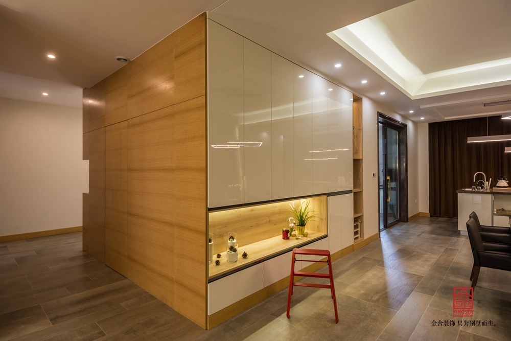 星河盛世400平米輕奢風格軟裝- 玄關