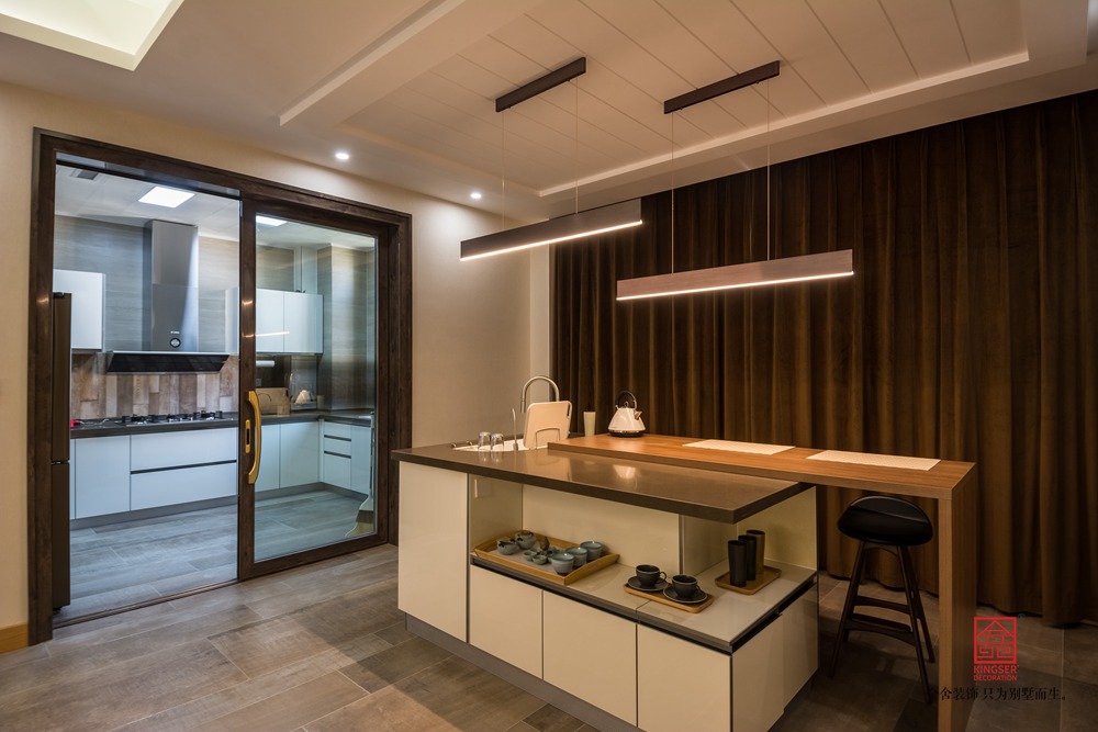 星河盛世400平米輕奢風格軟裝-餐廳