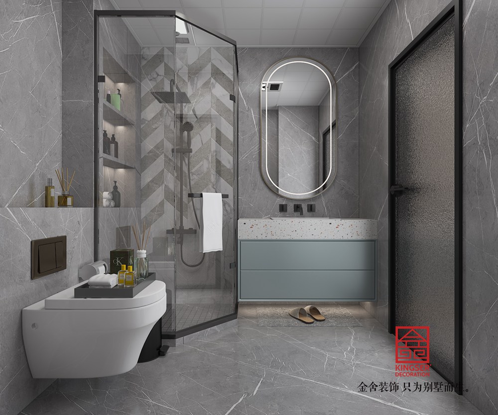 福美十號院220平米現代簡約風格裝修-衛生間