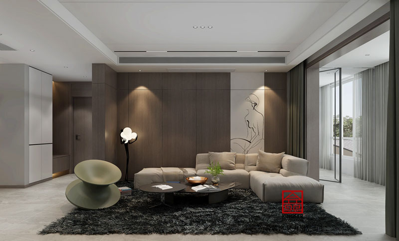 榮盛城140平米簡約風格裝修設計案例