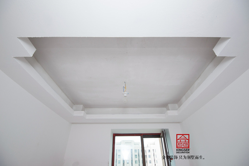 中冶德賢公館150平米裝修施工現場