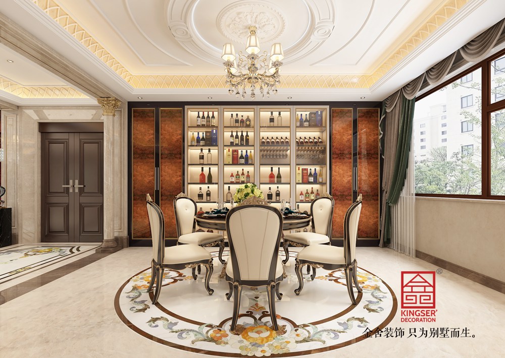 漢王府300平米歐式風格裝修-餐廳
