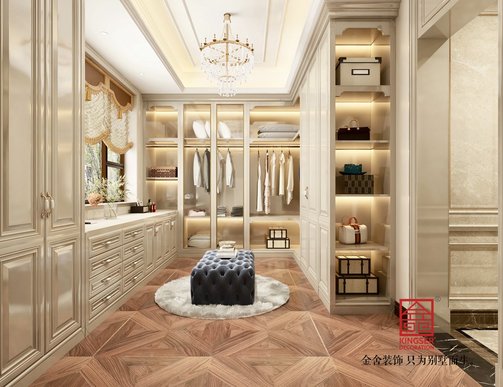 漢王府300平米歐式風格裝修-衣帽間