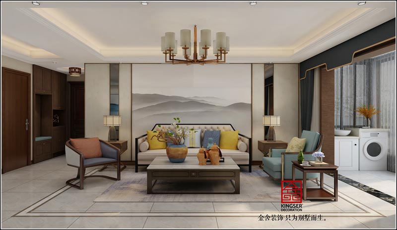 英格蘭景城新中式風格裝修效果圖