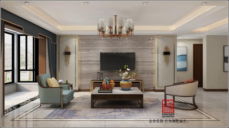 英格蘭景城新中式風格裝修效果圖