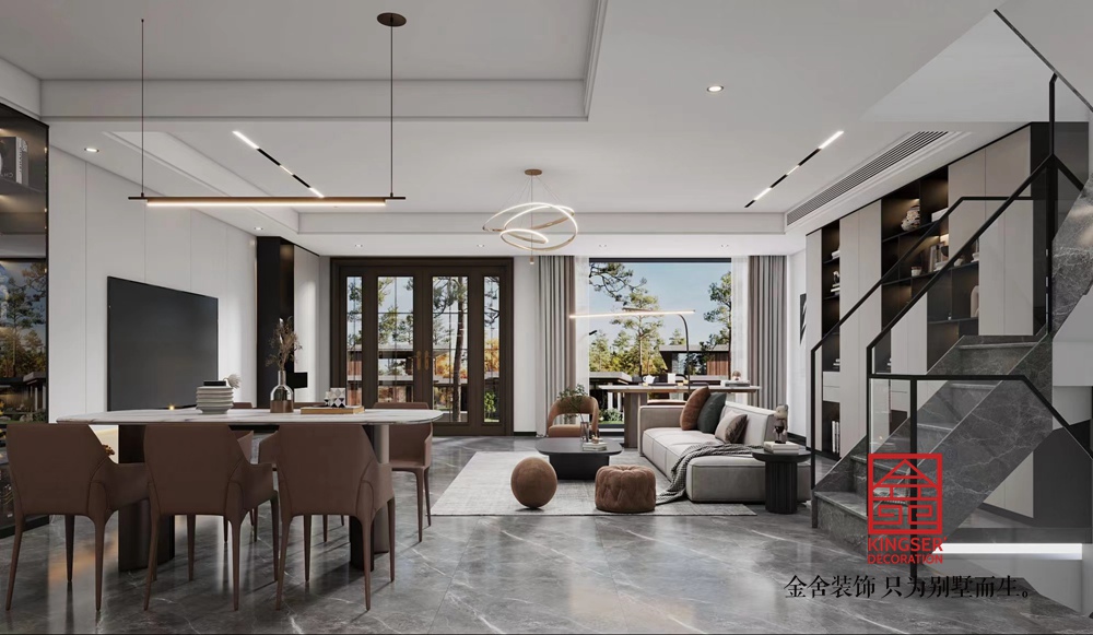 中央云著現(xiàn)代簡約風(fēng)格裝修-客廳