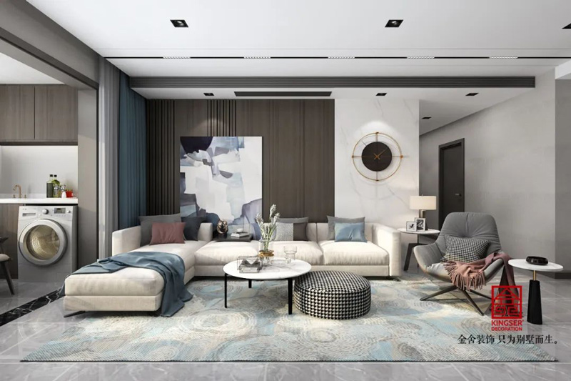 東南智匯城120㎡臺式風格裝修效果圖