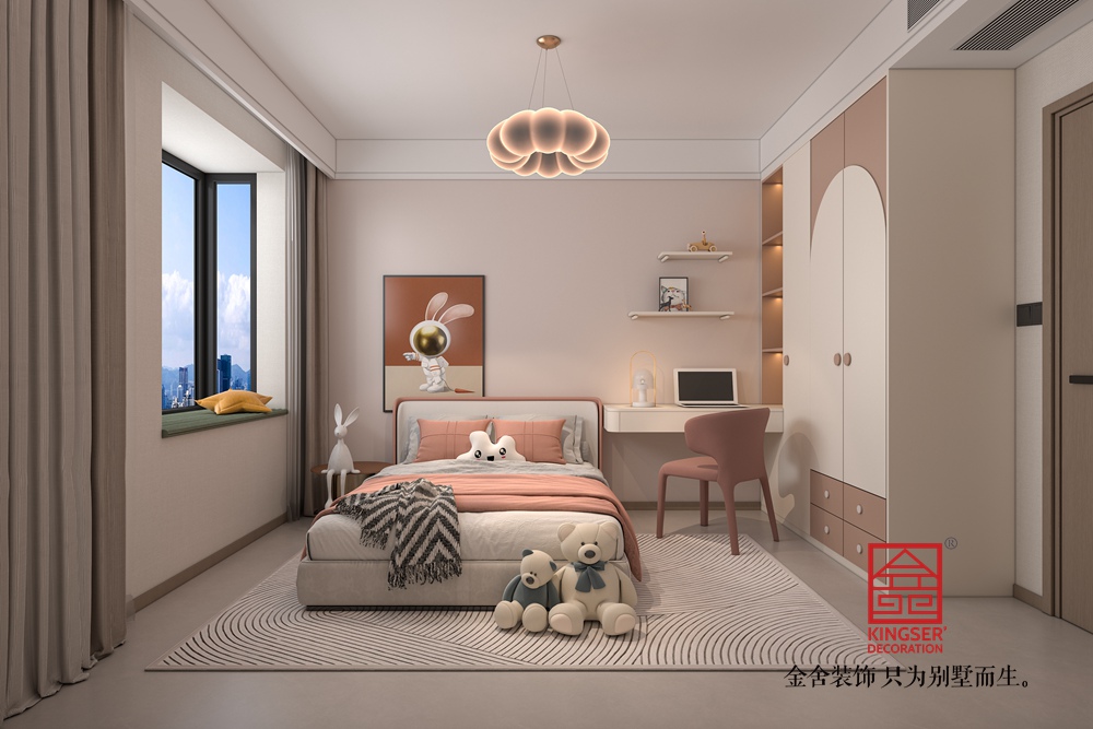 維多利亞140平米現代簡約風格裝修-臥室