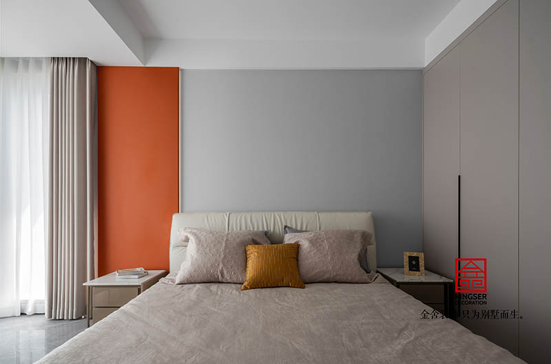 融創(chuàng)中心155平米現(xiàn)代簡約風(fēng)格裝修-臥室