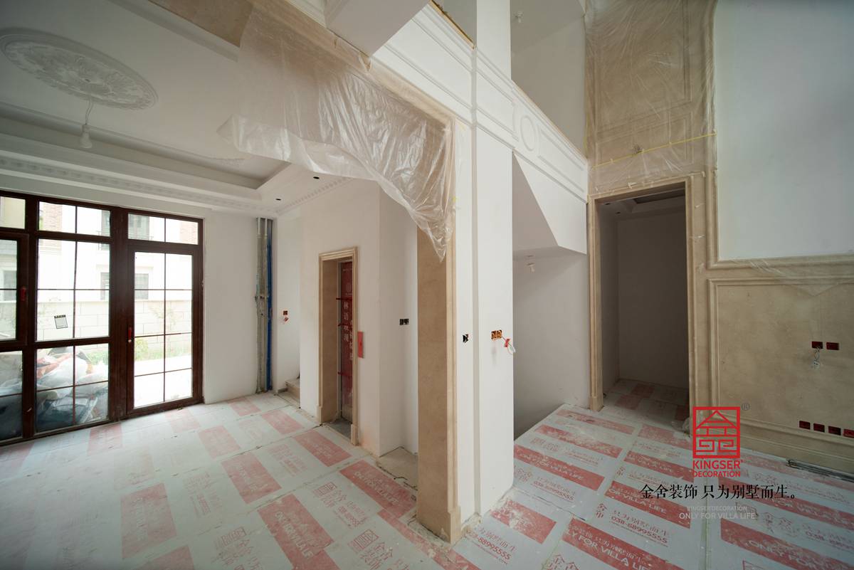 金舍裝飾西山林語299平油工施工過程 