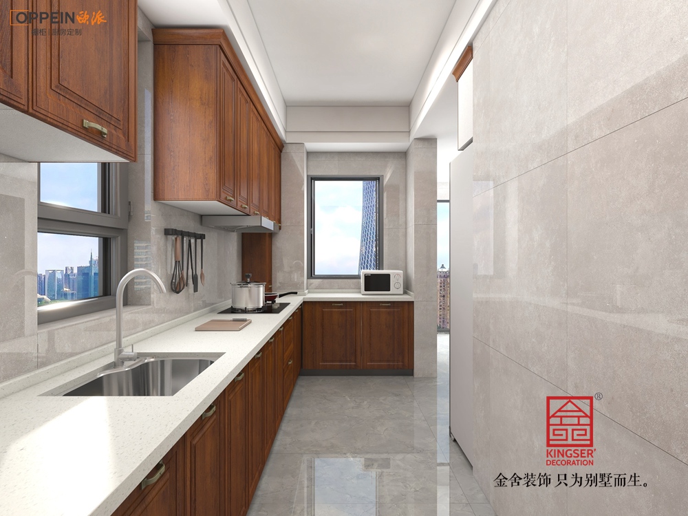 維多利亞175平米新中式風格裝修-廚房