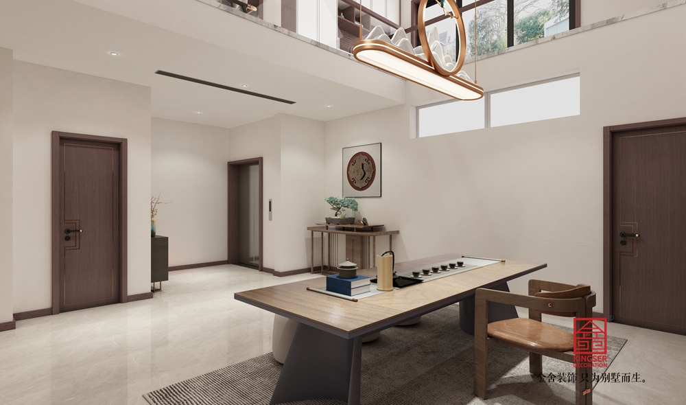 桃花源209平米新中式風(fēng)格裝修-茶室