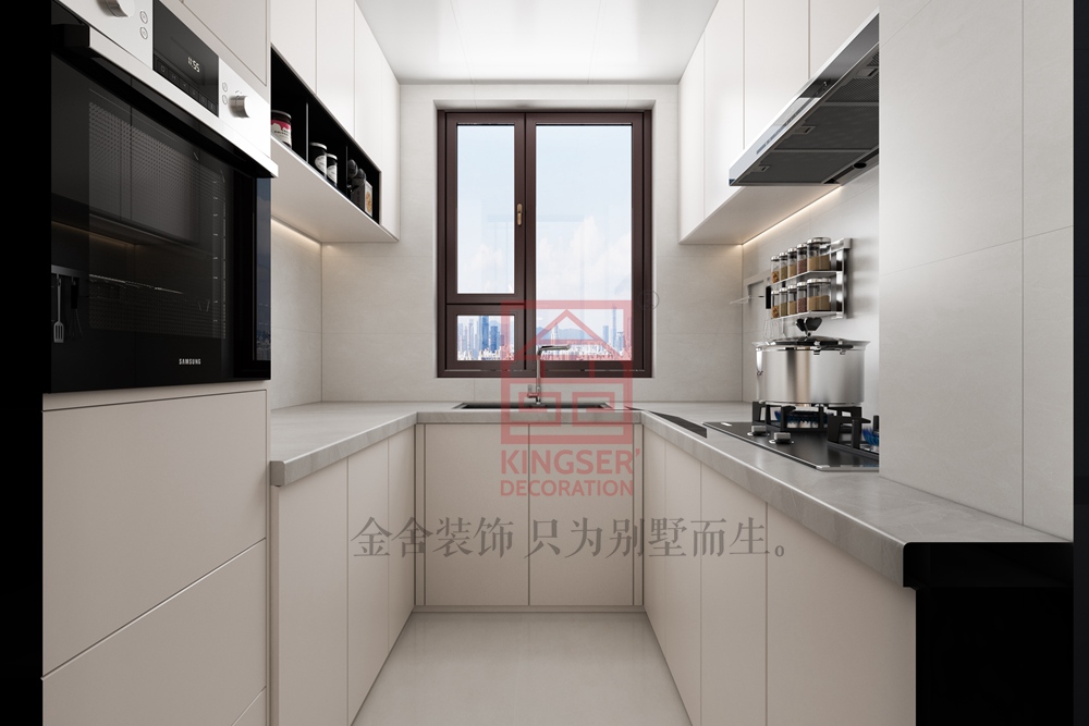 云和賦112平米現代簡約風格裝修-廚房