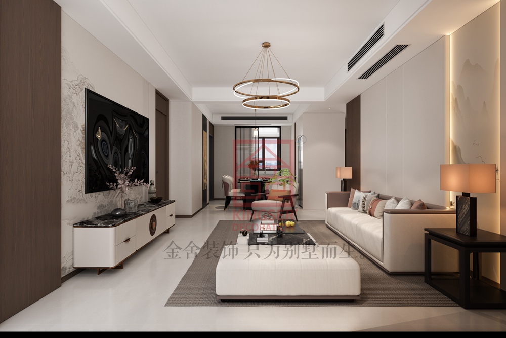 云和賦112平米現代簡約風格裝修-客廳