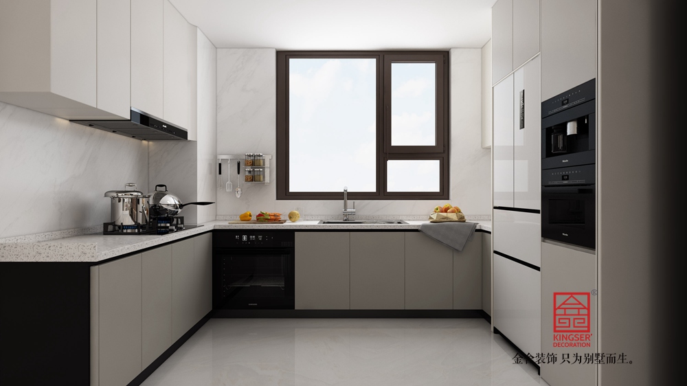 瑞凝府185平米現代簡約裝修-廚房