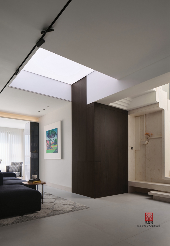 東南智匯城200平米現(xiàn)代風(fēng)格裝修-客廳