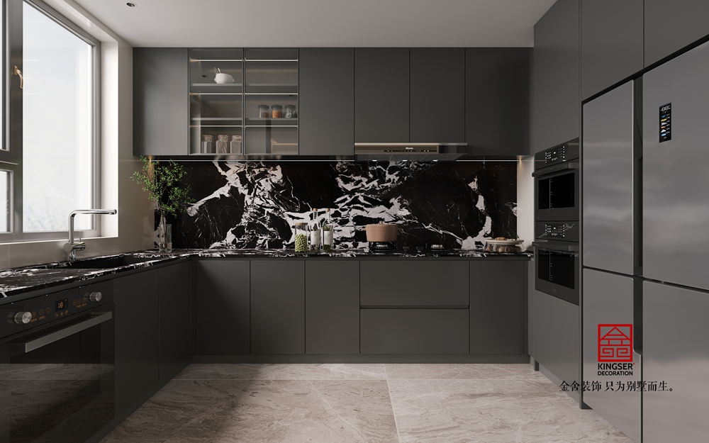 交投高新苑229平米現代簡約風格裝修-廚房