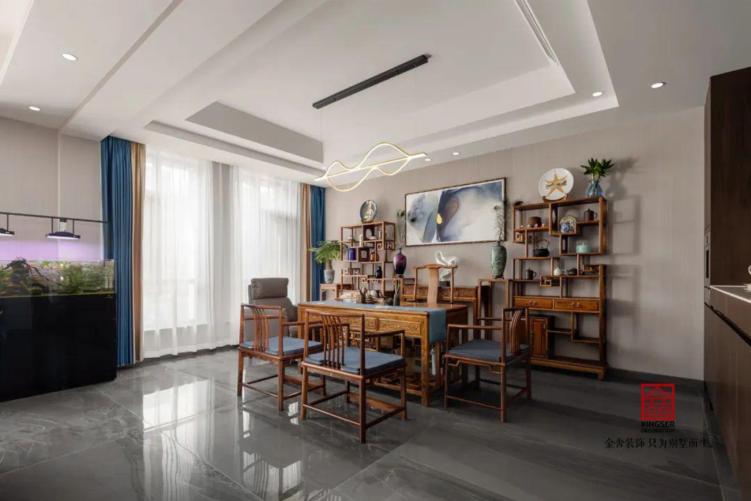 大者別墅400平米輕奢風格裝修-書房