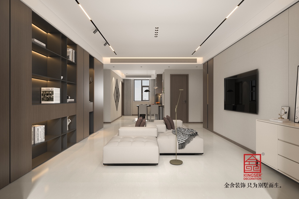 維多利亞158平米極簡風格裝修-衣帽間