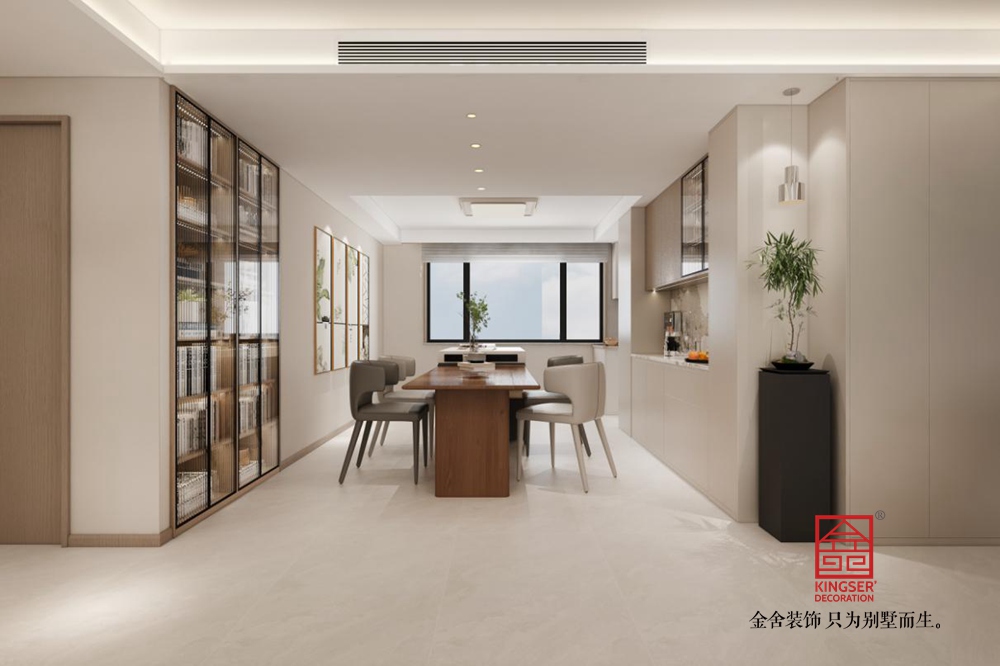 大者安吉200平米現(xiàn)代簡約裝修-餐廳